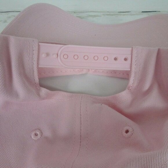 New True Religion Pink Baseball Cap Hat Crystal Horseshoe Logo Bling Minimalist - Picture 9 of 12